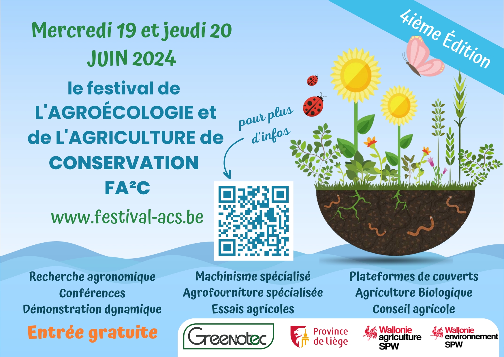 Les 19 et 20 juin : Festival de l’Agroécologie et de l’Agriculture de Conservation